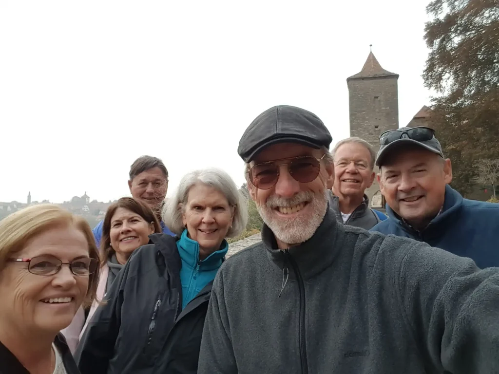Customers of Nuremberg Tours in English in Rothenburg